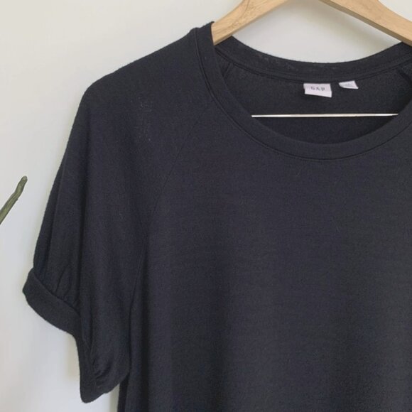 GAP Softspun Puff Sleeve T-shirt Top Large Petite - Picture 6 of 8